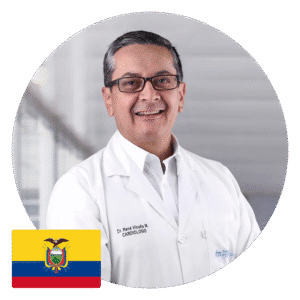 Dr. René VicuñaCardiólogo Electrofisiólogo del Hospital Metropolitano Quito